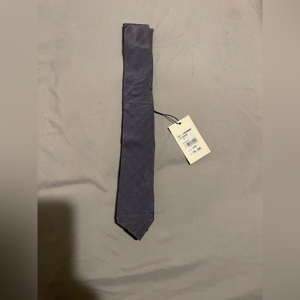 Ben Sherman Dark Blue Patterned Tie